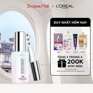 Dưỡng chất chăm sóc vùng da quanh mắt L’oréal Paris Glycolic- Bright Dark Circle Eye Serum 20ml