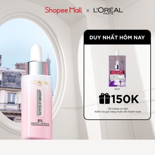Serum Glycolic Melasyl 8% [Melasyl+Glycolic+Niacinamide] dưỡng sáng da, mờ thâm mụn & nám Loreal Paris