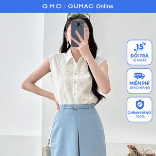 Áo sơ mi nữ phối ren thời trang GUMAC LAE0925