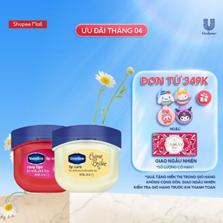 Combo 2 sáp dưỡng môi Vaseline dạng hũ Lips Care 7gx2 (Hồng xinh và Ngọt Ngào)