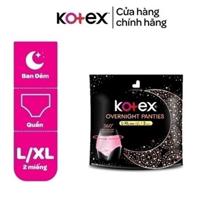 Băng vệ sinh Kotex đêm dạng quần cỡ M/L & L/XL 2 quần/gói và M/L 5 miếng