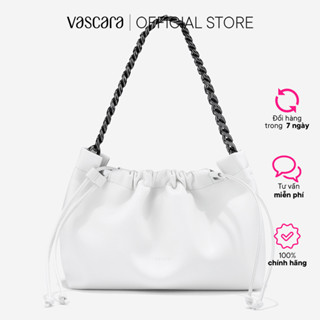 Vascara Clutch Cầm Tay Dây Rút Phối Xích Kim Loại - CLU 0134