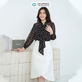 Áo họa tiết thắt nơ  AD08018
