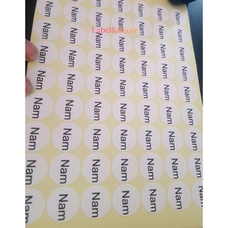 Tem Dán Sticker Phân Loại Quần Áo - Nhãn Dán Nam Nữ (Tròn 1cm, 2cm, Decal Giấy, Cắt Sẵn)
 Sản Phẩm – Sale Hot, Giá Tốt
