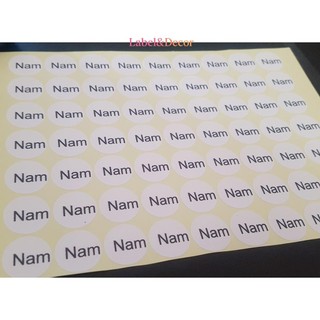 Tem Dán Sticker Phân Loại Quần Áo - Nhãn Dán Nam Nữ (Tròn 1cm, 2cm, Decal Giấy, Cắt Sẵn)
 Sản Phẩm – Sale Hot, Giá Tốt