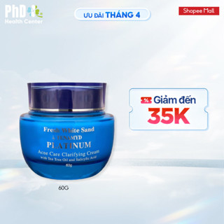 Kem dưỡng Tenamyd Platinum Acne Care Clarifying Cream dành cho da mụn làm dịu và cải thiện vùng da có mụn 60g