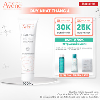 Kem dưỡng ẩm chuyên biệt Eau Thermale Avène COLD CREAM giúp giảm khô da dành cho da rất khô và da nhạy cảm - 100ML