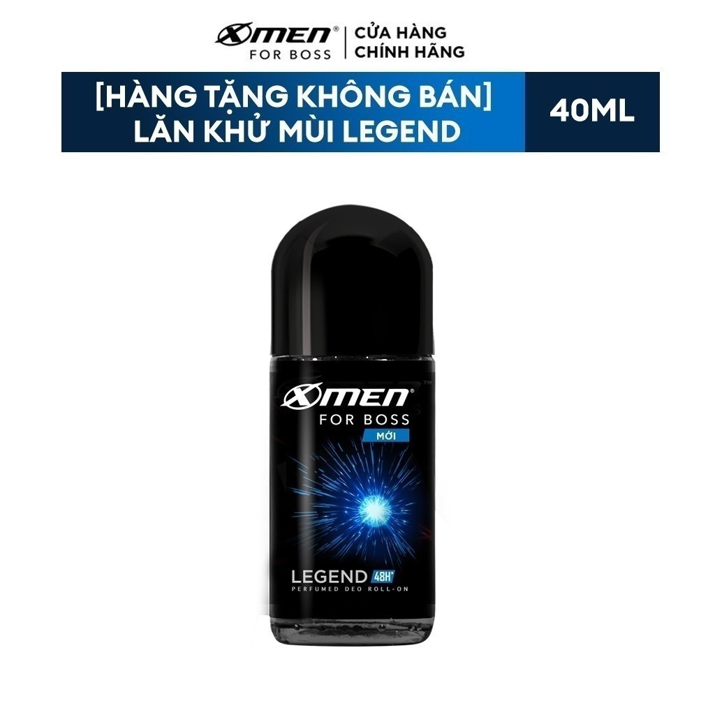 [Hàng tặng không bán] Lăn khử mùi X-Men For Boss Legend 40ml