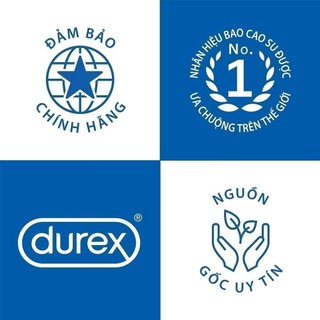[Hàng tặng không bán] Bao cao su Durex Naughty Chocolate (3 bao/hộp)