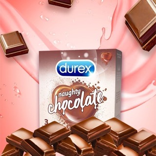 [Hàng tặng không bán] Bao cao su Durex Naughty Chocolate (3 bao/hộp)