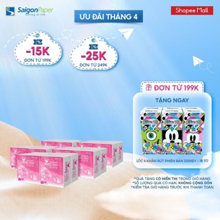 Combo 5 Lốc Khăn ăn Napkin Bless You Alavie 33x33 (Lốc 4 gói)