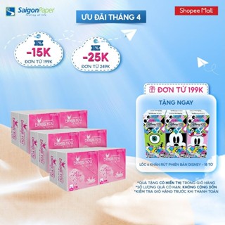 Combo 3 Lốc Khăn ăn Napkin Bless You Alavie 23x23 (Lốc 4 gói)