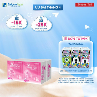 Khăn ăn Napkin Bless You Alavie 33x33 (Lốc 4 gói)