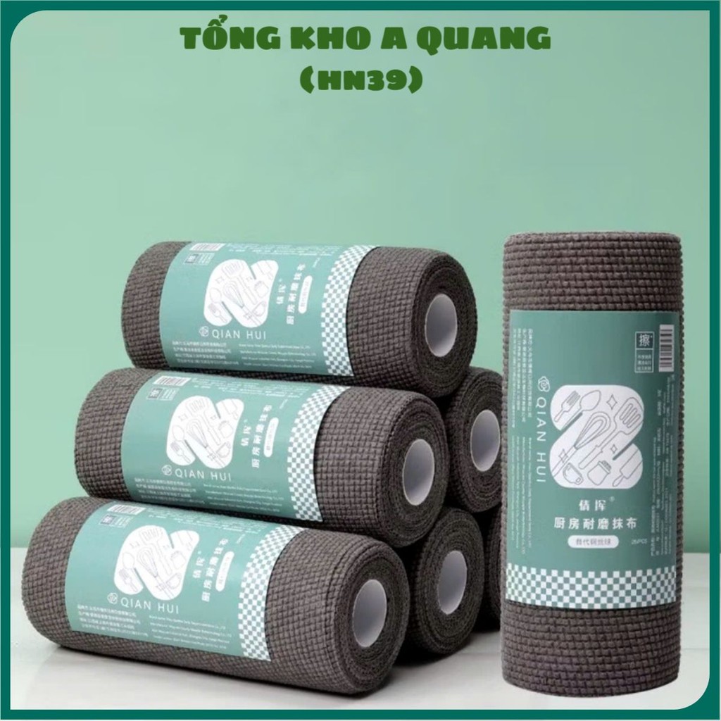 CUỘN KHĂN LAU THAN ĐEN,  Cuộn Khăn Lau Bếp Than Đen, lau đồ vật đa năng tái sử dụng nhiều lần: CUONK
