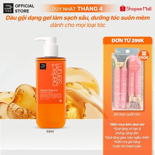 Dầu gội mise en scène Perfect Serum Original 200ml/530ml phục hồi hư tổn, giúp tóc suôn mềm, bồng bềnh, hương thanh mát