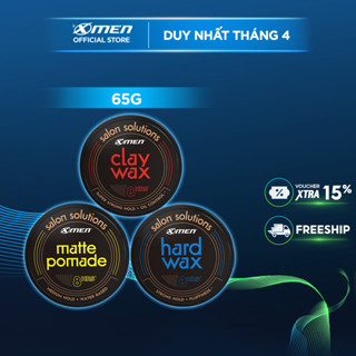 Sáp vuốt tóc Xmen Salon Solution 65g - 8h giữ nếp với 3 lựa chọn