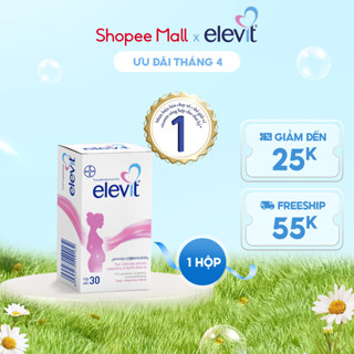 [LS deal] Vitamin Bầu Tổng Hợp ELEVIT Bổ Sung Vitamin  và Khoáng Chất Cho Phụ Nữ Mang Thai và Sau Sinh Hộp 30 Viên