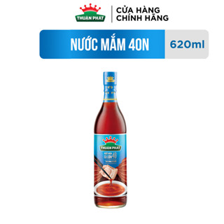 Nước mắm cá cơm Thuận Phát 40 độ đạm 610ml - Từ nước cốt nhĩ cá cơm Phú Quốc