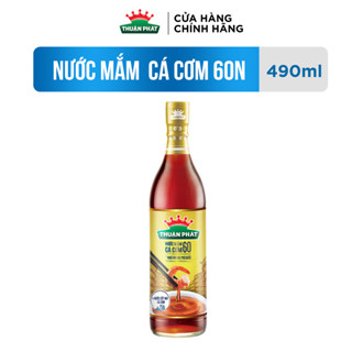 Nước mắm cá cơm Thuận Phát 60 độ đạm 490ml