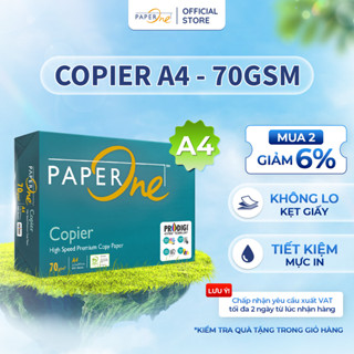 Giấy in A4 PaperOne Copier 70gsm - Ream 500 tờ khổ A4 cho máy photocopy công suất lớn