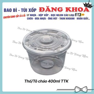 50 tô kèm nắp size 400ml 600ml - hộp đựng cháo dinh dưỡng súp cua,.. 