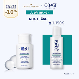 [PHIÊN BẢN MỚI] Toner BHA làm sạch mụn, tẩy tế bào chết Obagi Medical Clenziderm M.D. Pore Therapy Exfoliating BHA 148ml