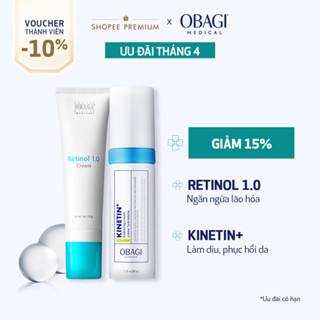 Bộ đôi Kem chống lão hóa Obagi Retinol 1.0 28g và Kem dưỡng phục hồi Obagi Clinical Kinetin+ Hydrating Cream 50ml