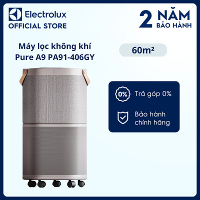Free giao hàng - Máy lọc không khí Electrolux 5 bước lọc Pure A9 cho phòng diện tích 60m² - PA91-406GY