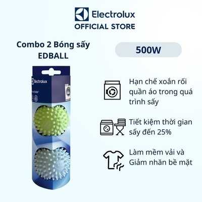 Bóng giặt sấy quần áo Electrolux tương thích hầu hết các dòng máy giặt, máy sấy EDBALL