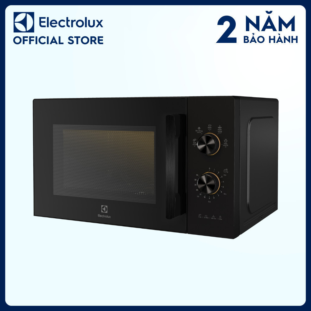Lò vi sóng 23L Electrolux EMM23K22B 800w - 5 chương trình nấu, rã đông, hâm nóng nhanh | BigBuy360 - bigbuy360.vn