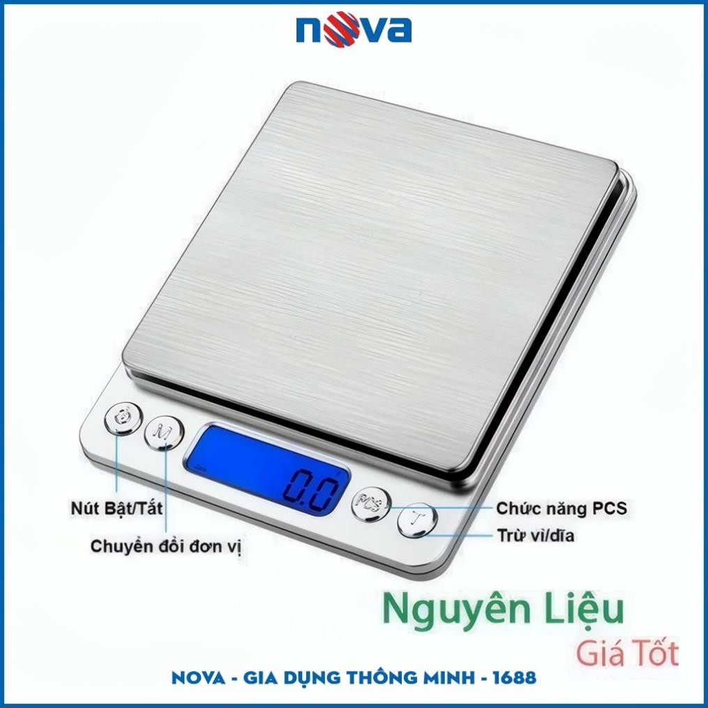 Cân Tiểu Ly Điện Tử Độ Chính Xác Cao 0.1g, Cân Thực Phẩm Nhà Bếp 1000g