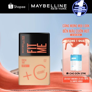 Kem Nền Fit Me Tint C Tươi Mướt Chống Nắng với Vitamin C & SPF50 Maybelline New York Fit Me