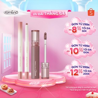 Combo Chì Kẻ Viền Môi Romand Lip Mate Pencil + Son Bóng Romand Glasting Color Gloss