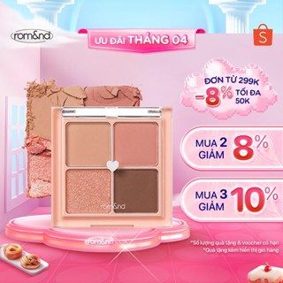 [Rom&nd] Bảng màu mắt lấp lánh 4 ô Hàn Quốc Romand Better Than Eyes 6.5g