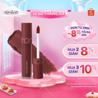 [Rom&nd] [Màu 18-21] Son kem lì, lên màu siêu chuẩn, mềm mại như nhung Hàn Quốc Romand Zero Velvet Tint 5.5g