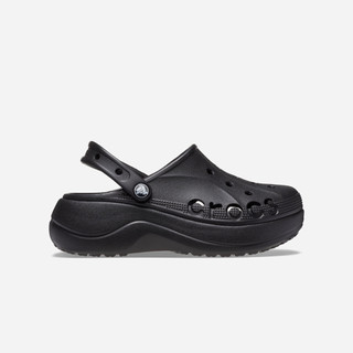 Giày Clog Nữ Crocs Baya Platform - Đen - 208186-001 ADS03 LS100