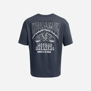 Áo Thun Nam Under Armour Heavyweight Record Breakers - Xám  - 1382857-044