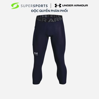Quần Ôm Nam Under Armour Heatgear® 3⁄4 - Đen  - 1361588-410
