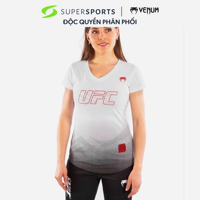Áo Thun Thể Thao Nữ Venum Official Ufc Fight Week 2 - Trắng  - VNMUFC-00076-002