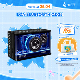 Loa Bluetooth Để Bàn EDIFIER QD35 | Công Suất 40W | Bluetooth 5.3 | Hi-Res Audio | Công Nghệ Sạc GaN | Bảo Hành 15 Tháng