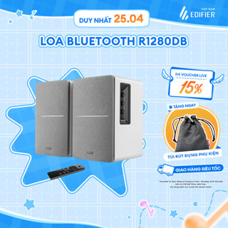 Loa Bluetooth Bookshelf EDIFIER R1280DB | Công Suất 42W | Vỏ gỗ cổ điển | Đa Dạng Đầu Vào | Bảo Hành 15 Tháng