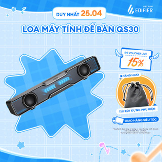 Loa Máy Tính Để Bàn Bluetooth EDIFIER QS30 | Công Suất 5W | Tích Hợp Micro | Hiệu Ứng Ánh Sáng Động | Bảo Hành 15 Tháng