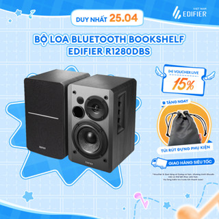 Bộ Loa Bluetooth Bookshelf EDIFIER R1280DBs | Công Suất 42W | Tích Hợp Cổng Sub Out | Vỏ Gỗ | Bảo Hành 15 Tháng