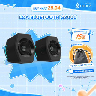 Loa Máy Tính Để Bàn Bluetooth EDIFIER G2000 | Công suất 32W | Đèn Led RGB | Kết nối USB/ AUX | Bảo hành 15 tháng