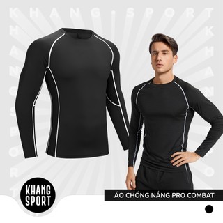  Áo Tay Dài Thể Thao Nam Tập Gym Cao Cấp PRO COMBAT Bóng Đá Bóng Rổ Chơi Thể Thao 