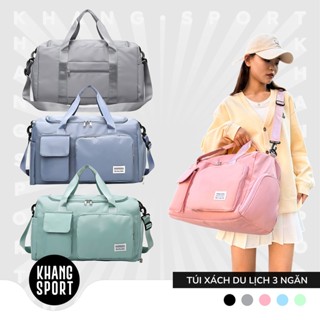  Túi Xách Du Lịch Có 3 Ngăn Kèm Ngăn Để Giày Tập Gym Đi Bơi Chống Nước Có Ngăn Ngoài Tiện Dụng 
