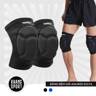  1 ĐÔI  Băng Đệm Bảo Vệ Gối AOLIKES 0217A  Dụng cụ bó đầu gối cho thủ môn đá bóng bóng chuyền gym 