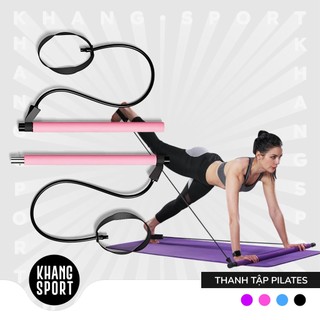  Thanh Tập Pilates Có Dây Kháng Lực Tập Tay Lưng Ngực Mông Chân Đùi Toàn Thân Đa Năng Cao Cấp 