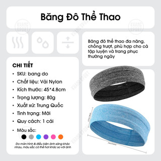 Băng Đô Chặn Mồ Hôi Thể Thao Headband - BangDo01