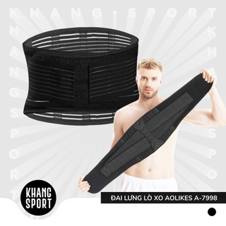 Đai lưng có lò xo aolikes a-7998 - đai lưng có lò xo hỗ trợ tập gym chính hãng cao cấp